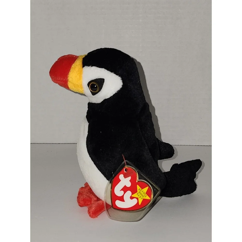 Ty Beanie Babies Puffer The‎ Puffin Red Star November 3 1997
